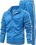 GXAMOY Athletic 2-Piece Tracksuit for Men, Casual, Zip-Through Jogging Sweatsuit for Workout/Sports, Set, Sportswear - Best Deal Finder