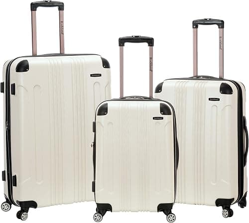 Rockland Hardside Expandable Luggage with Spinner Wheels, Multicolor on Amazon.ae - Price Tracker