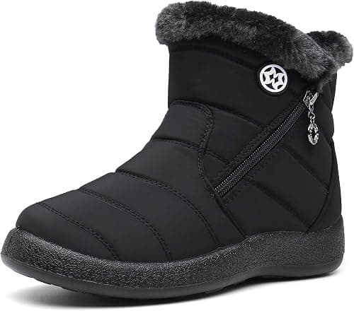 Gaatpot Women's Winter Boots Waterproof Warm Lined Snow Boots Winter Shoes Winter Short Shaft Boots Shoes on Amazon.ae - Price Tracker