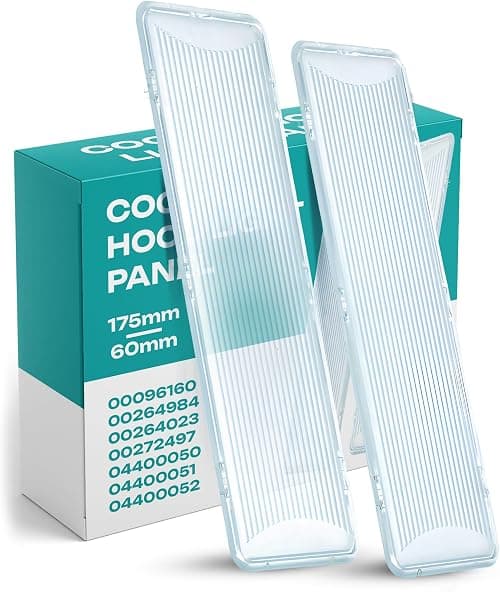 Set of 2 Cooker Hood Lamp Covers 176 x 60 mm with Original Code 00096160 00264984 00264023 00272497 for Bosch for Balay for Constructa for Siemens for Neff 04400050 04400051 0440 0052 For Miele on Amazon.ae - Price Tracker