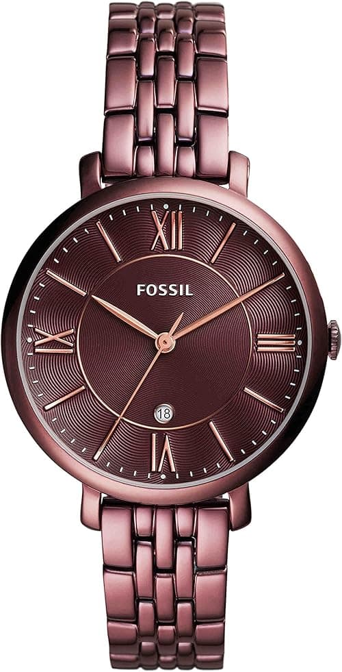 Fossil Women's Quartz Watch, Analog Display and Stainless Steel Strap on Amazon.ae - Price Tracker
