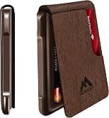 MURADIN Mens Wallet Tactical Bifold Wallets for Men Metal RFID Blocking Aluminum Money Cards Holder Gifts for Men - Best Deal Finder