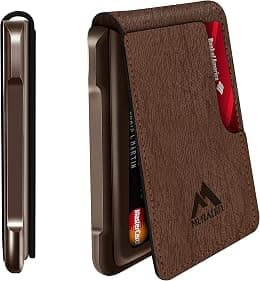 MURADIN Mens Wallet Tactical Bifold Wallets for Men Metal RFID Blocking Aluminum Money Cards Holder Gifts for Men - Best Deal Finder