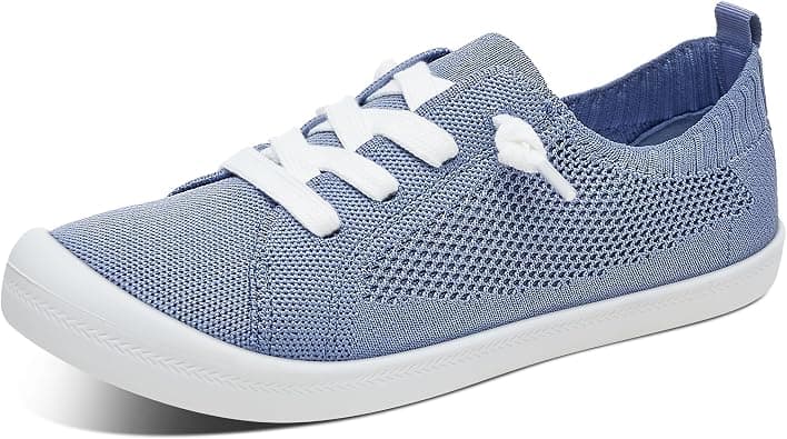 ALTOCIS Women's Knit Slip On Sneakers Ladies Elastic Low Top Flats Lightweight Breathe Mesh Fashion Sneakers Cute Flying Woven Loafers on Amazon.ae - Price Tracker