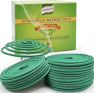 Mosquito Repellent Citronella Incense Coils Pieces per Box, Made from Natural Plants, Suitable for Outdoors, Indoors, by The Pool, in The Yard (Citronella coils 48) - Amazon.ae Price Tracker