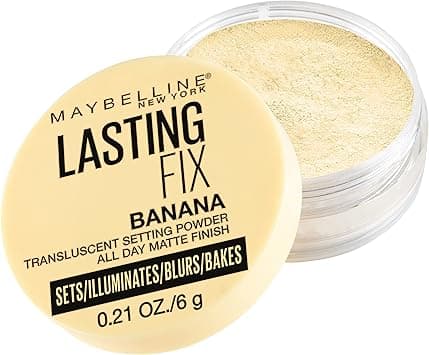 MAYBELLINE Banana Powder, Loose Setting Face Powder Makeup, Fine Setting Powder, Matte Finish, Soft Focused Effect, Suitable for All Skin Tones, Shade 10, 5ml on Amazon.ae - Price Tracker