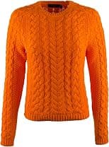 Polo Ralph Lauren Women's Aran-Knit Crewneck Sweater-SO-XS - Best Deal Finder