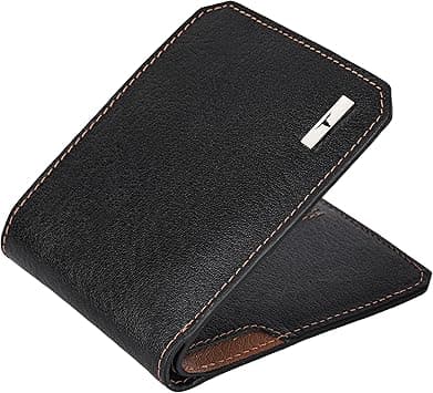 URBAN FOREST Tyson Leather Wallet for Men, Black/Cognac, Contemporary on Amazon.ae - Price Tracker