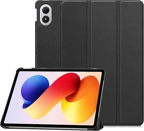 FDHYFGDY Cover for Xiaomi Redmi Pad 2 Pro 12.1 Inch Protective Case, New Ultra Slim Shockproof Protective PU Three Door Case with Auto Sleep/Wake Function - Black on Amazon.sa - Price Tracker