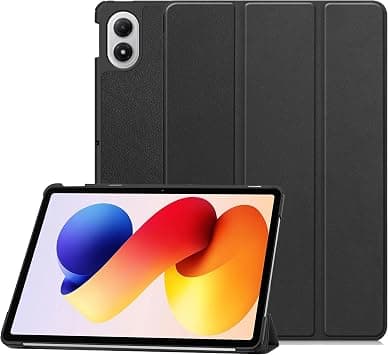 FDHYFGDY Cover for Xiaomi Redmi Pad 2 Pro 12.1 Inch Protective Case, New Ultra Slim Shockproof Protective PU Three Door Case with Auto Sleep/Wake Function - Black on Amazon.ae - Price Tracker