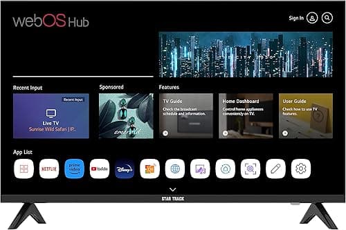 STAR TRACK 65" 4K Smart TV | webOS Hub, Bezel less, Magic Remote, Bluetooth, Netflix, YouTube, Satellite Receiver on Amazon.ae - Price Tracker