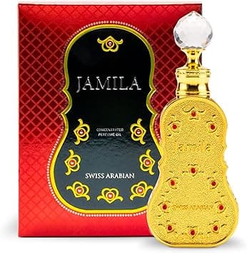 Swiss Arabian Jamila Concentrated Perfume Oil, 15ml, Premium Quality Perfume Oil, Men and Women’s Fragrance, Fruity, Floral, Musk Luxurious Blend Perfumes for Women​ and Men - Amazon.ae Price Tracker