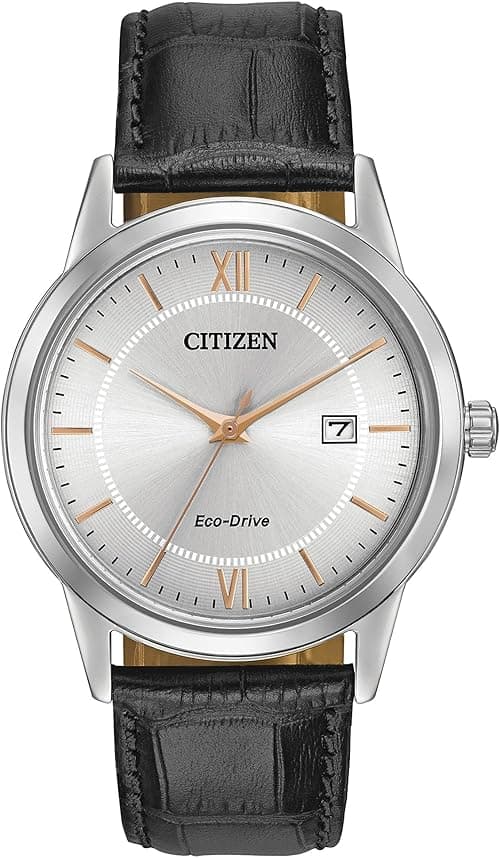 Citizen Men's Classic Eco-Drive Leather Strap Watch, 3-Hand Date on Amazon.ae - Price Tracker