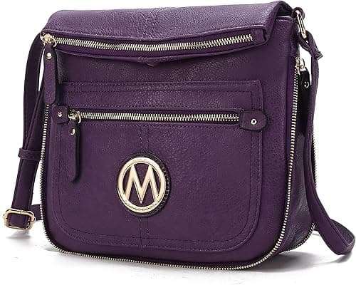 MKF Crossbody Bag for Women – PU Leather Expandable Messenger Purse – Designer Pocketbook Handbag Shoulder Strap on Amazon.ae - Price Tracker