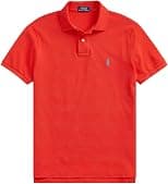 POLO RALPH LAUREN Mens Custom Slim Fit Mesh Polo Shirt Polos - Best Deal Finder