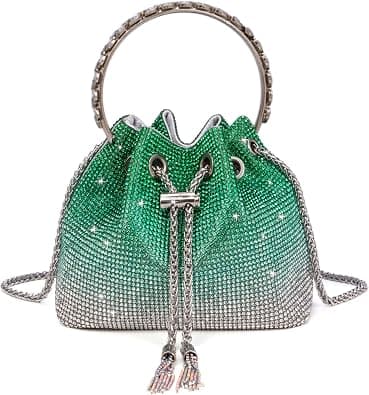 Sweetovo Bling Crystal Rhinestone Purse for Women Sparkly Clutch Handbag Crossbody Bag for Evening Wedding Party Prom on Amazon.ae - Price Tracker