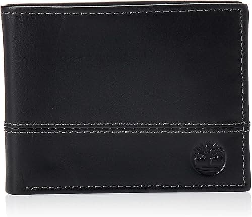 Timberland Men's Leather Passcase Wallet Trifold Wallet Hybrid on Amazon.ae - Price Tracker