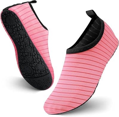 JOTO Water Shoes for Women Men Kids, Barefoot Quick-Dry Aqua Water Socks Slip-on Swim Beach Shoes for Snorkeling Surfing Kayaking Beach Walking Yoga on Amazon.ae - Price Tracker