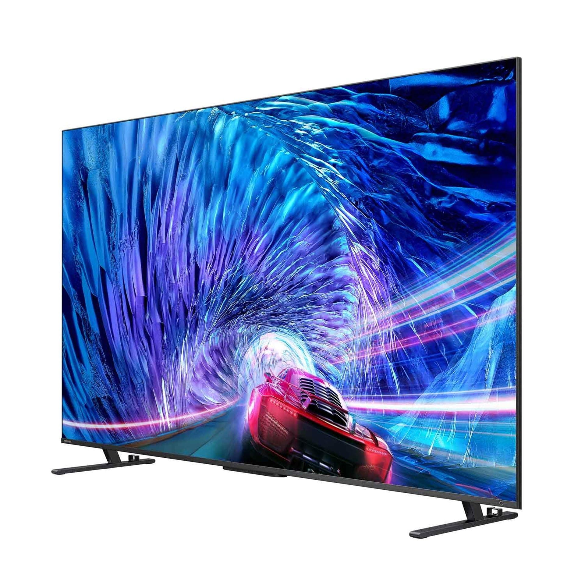 Toshiba 75-inch 4K QLED Smart TV with a 144Hz refresh rate, Mini-LED backlighting, and a 2.1.2 channel audio system with Dolby Atmos on Amazon.ae - Price Tracker
