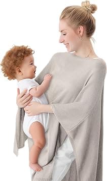 Nursing Cover for Breastfeeding – Privacy Breast Feeding Covers for Women – Soft Lyocell Fabric, Lightweight & Breathable – Multi-Use Scarf, Shawl, Baby Blanket – One Size – with Laundry Bag on Amazon.ae - Price Tracker