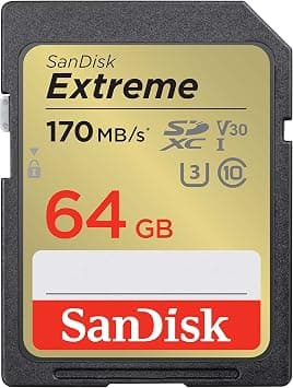بطاقة ذاكرة إكستريم SDXC UHS-I سعة 128 جيجابايت - C10، U3، V30، 4K، UHD، بطاقة SD - SDSDXVA-128G-GNCIN من سانديسك، رمادي/ذهبي - دليلك لأفضل العروض
