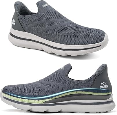 ODCKOI Slip On Sneaker Men No Laces Shoes Outdoor Sports Shoes Running Shoes Lightweight Breathable Hand-Free Leisure Street Running Shoes on Amazon.ae - Price Tracker
