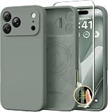 GolbinBox Magnetic for iPhone 17 Pro Max Case, Silicone Cover, Calke Green - Best Deal Finder