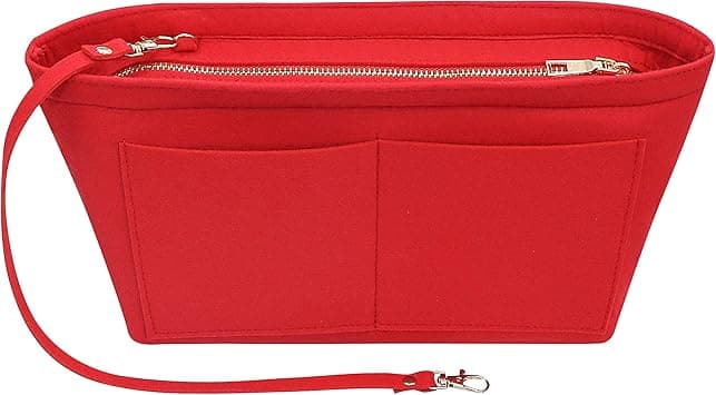 Soyizom Felt Handbag Organiser Purse Organiser Felt Insert Bag Organisers Multi Pockets Tote Bag in Bag for Women,Red-XL on Amazon.ae - Price Tracker