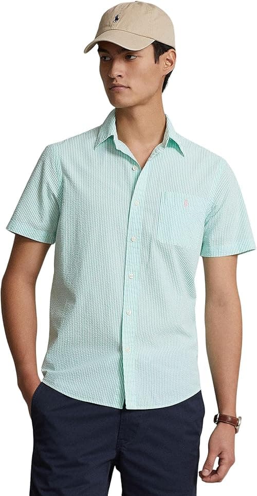 POLO RALPH LAUREN Men's Prepster Classic Fit Seersucker Shirt on Amazon.ae - Price Tracker