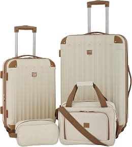 Travelers Club 4 Piece Midtown Luggage Set - Best Deal Finder