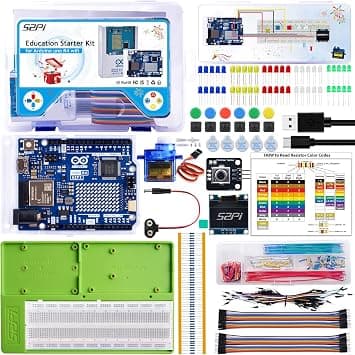 GeeekPi UNO R4 WiFi Kit, UNO R4 WiFi Board with Tutorial for Programming & 78PCS Components for Beginners & Engineers on Amazon.ae - Price Tracker
