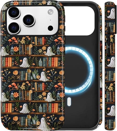 for iPhone 17 Pro Max Case for MagSafe Halloween Book Spectre Case on Amazon.ae - Price Tracker
