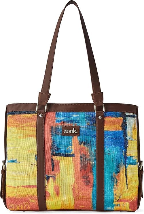 ZOUK Vegan Leather Women's Office Bag for 15.6 inch Laptop, MacBook on Amazon.ae - Price Tracker