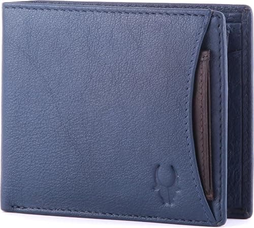 WildHorn Classic Blue Leather Wallet for Men (Blue) (Blue) على Amazon.ae - متتبع الأسعار
