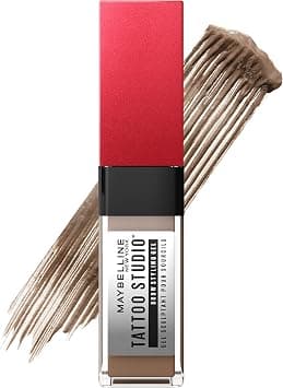Maybelline Tattoo Studio Brow Styling Gel, Waterproof Eyebrow Make Up, Brow Tint for Up to 36HR Wear, Blonde, 1 Count - دليلك لأفضل العروض