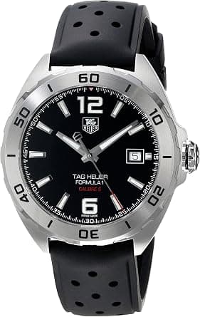 TAG Heuer Men’s Automatic Watch with Analogue Display and Rubber Strap WAZ2113.FT8023 - Best Deal Finder