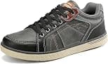 Arrigo Bello Sneakers Shoes for Men Casual Lace Up lightweight Sneaker Comfortable Leather Trainers Size 41-46 - Best Deal Finder