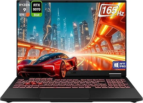 ASUS TUF A16 Copilot+ Gaming Laptop, AMD Ryzen 9 270, 64 GB DDR5 RAM, 2 TB PCle SSD, 16" FHD+ (1920x1200) 165Hz Display, Nvidia G-Force RTX 5070, 1-Zone RGB Keyboard, W11 Pro, Jaegar Gray on Amazon.ae - Price Tracker