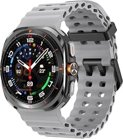 Compatible with Samsung Galaxy Watch Ultra Strap Silicone Ocean Band Soft Replacement Bands for Galaxy Ultra 47mm Watch 2025 2024 Women Men - متتبع أسعار Amazon.sa