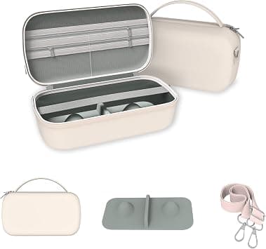 Wearable Breast Pumps Carrying Bag for Hands-Free Breast Pump, Hard Shell Case with Adjustable Crossbody Strap, On-The-Go Storage Pump Case for Momcozy/Willow/eufy/Nuliie/Paruu/Lansinoh على Amazon.ae - متتبع الأسعار