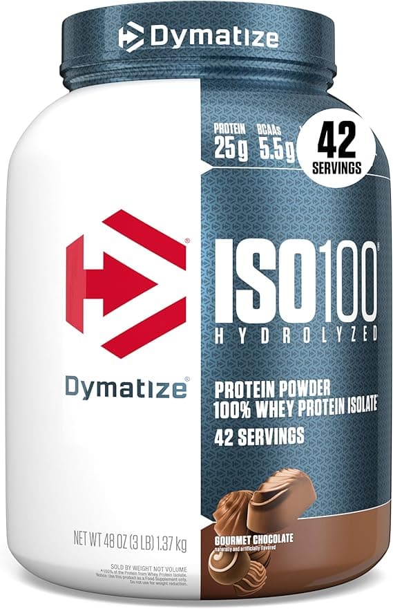 Dymatize ISO 100 0 Carb Whey Gourmet Chocolate, 3 lb on Amazon.ae - Price Tracker