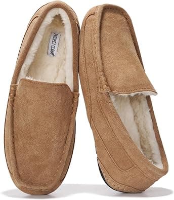 Project Cloud Mens 100% Genuine Leather Non Slip House Slippers (Oswin) | Memory Foam Insole Lightweight Shoes for Men Indoor Outdoor Footwear Comfortable Casual Everyday Travel Easy Wear All Day on Amazon.ae - Price Tracker