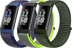 Sport Loop Nylon Watch Bands Compatible with Fitbit Charge 6/5, Adjustable Breathable Replacement Soft Nylon Loop Wristband for Women/Men - Amazon.ae Price Tracker