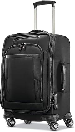 Samsonite Pro Travel Softside Expandable Luggage with Spinner Wheels - متتبع أسعار Amazon.sa