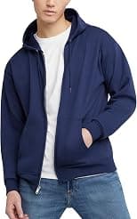 Hanes Men's EcoSmart Fleece Full-Zip Hoodie Sweatshirt - Best Deal Finder