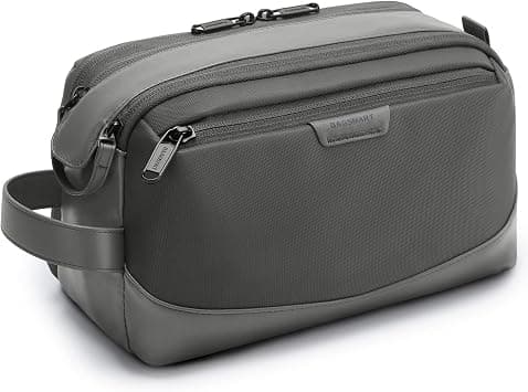 BAGSMART Toiletry Bag for Men, Large Travel Toiletry Organizer, Dopp Kit Water-resistant Shaving Bag for Toiletries Accessories, Grey, Travel on Amazon - Best Deal Finder