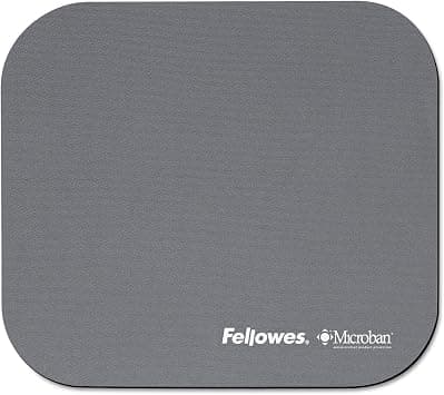 Fellowes Mouse Pad with Microban Antimicrobial Protection, Graphite (5934001), 9""*7.5""" - Amazon.ae Price Tracker