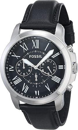 Fossil Men's Quartz Watch, Analog Display and Leather Strap - FS4812IE on Amazon.ae - Price Tracker