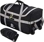 REDCAMP 85L/120L/140L Foldable Duffle Bag with Wheels, Large Travel Duffel Bag - Best Deal Finder