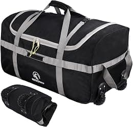 REDCAMP 85L/120L/140L Foldable Duffle Bag with Wheels, Large Travel Duffel Bag - Best Deal Finder